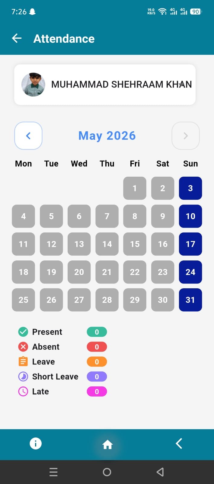 School M app screen 10