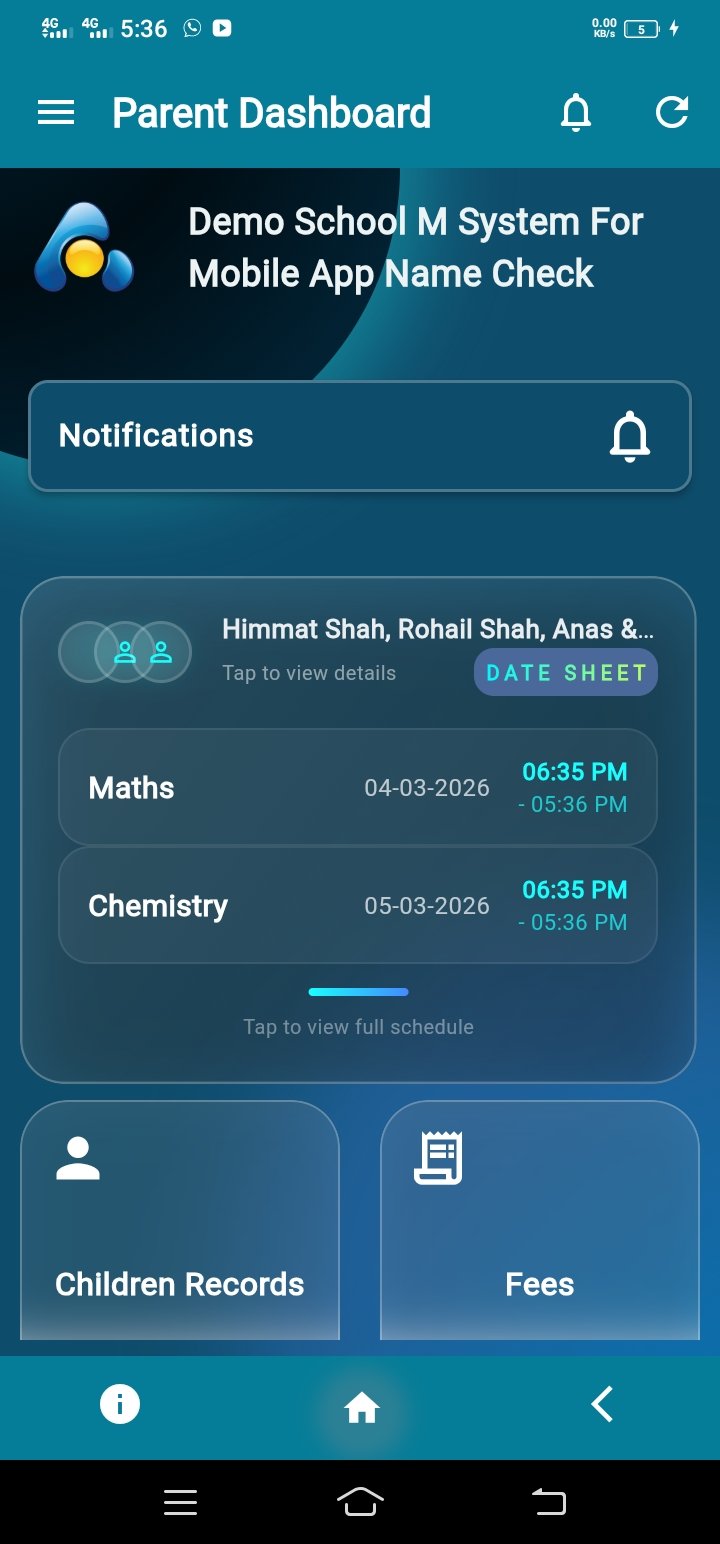 School M app screen 12