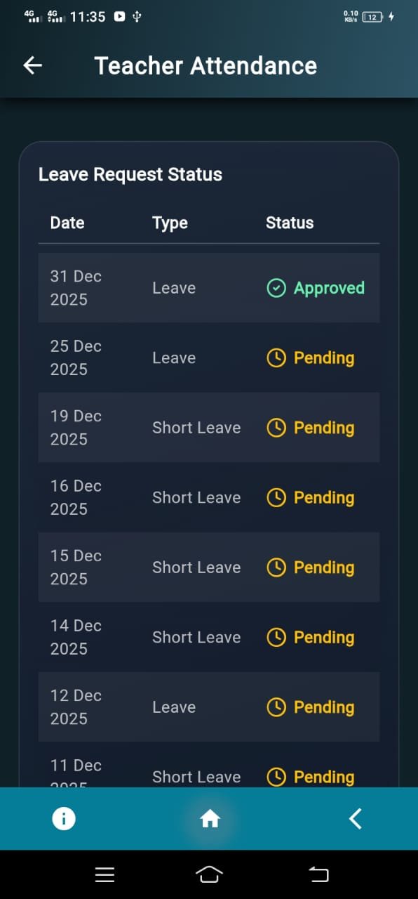 School M app screen 16