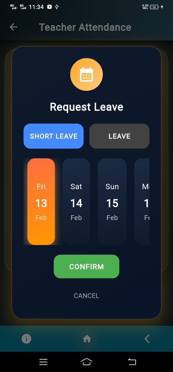 School M app screen 18