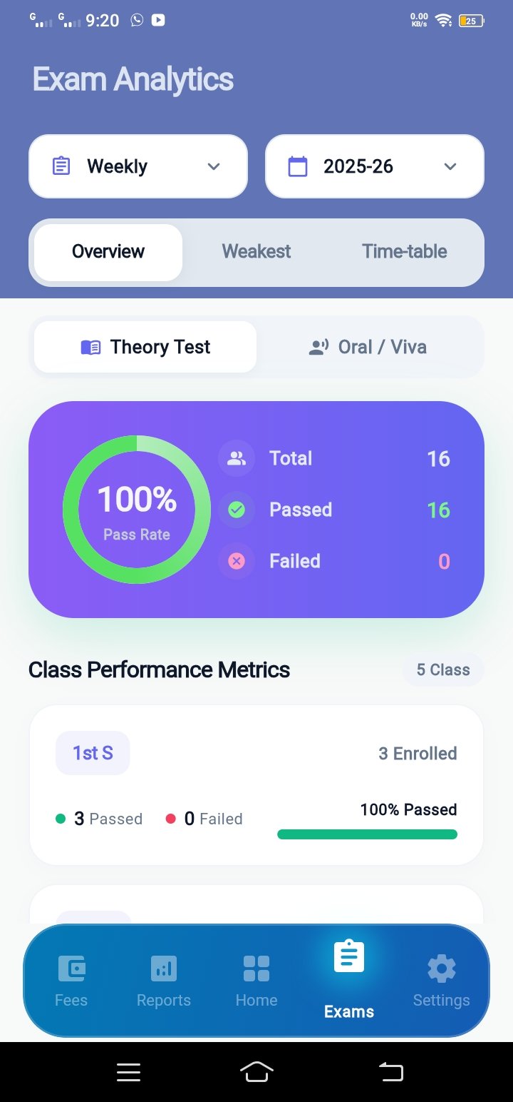 School M app screen 3