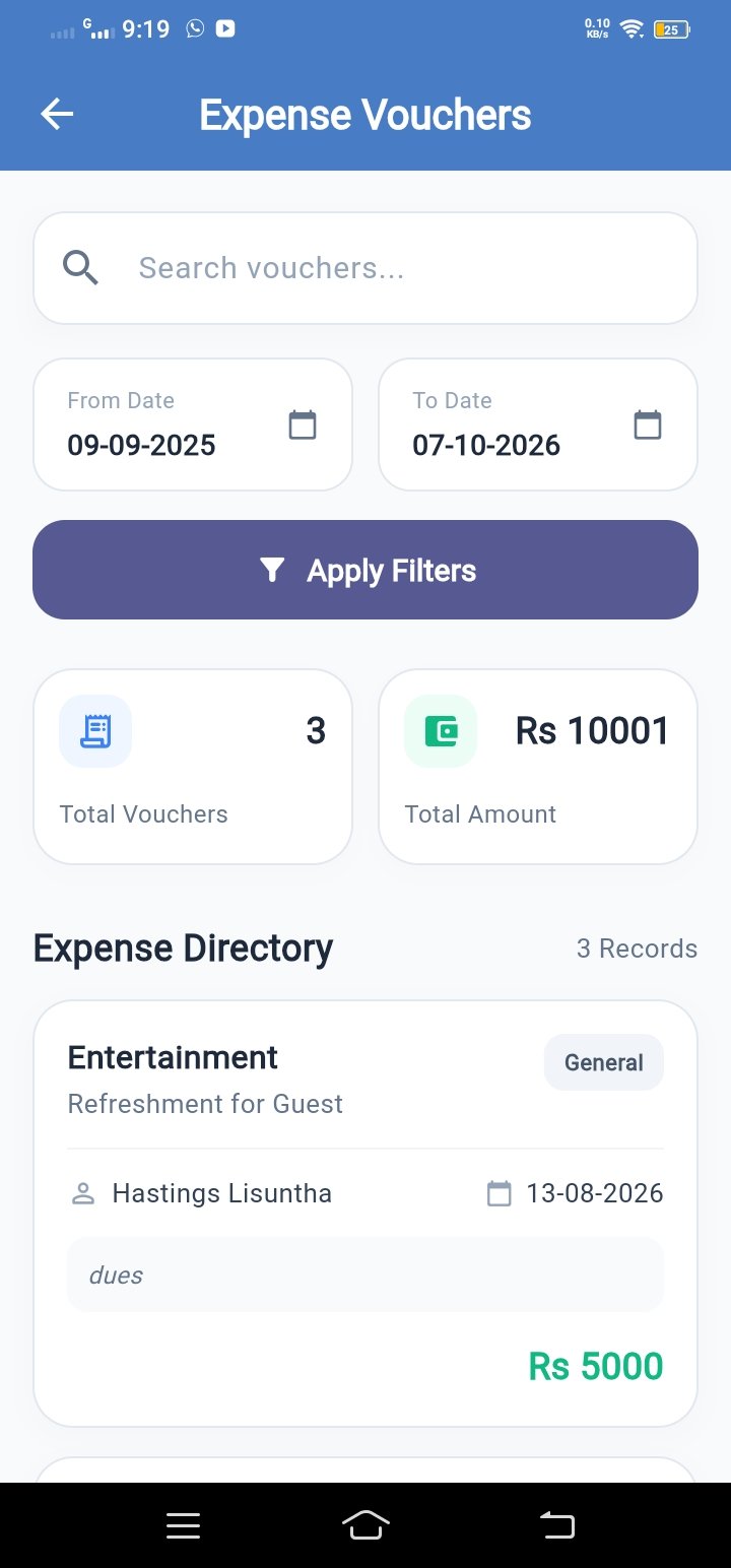 School M app screen 6