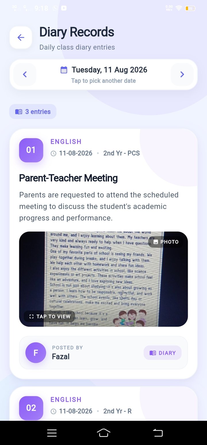 School M app screen 7